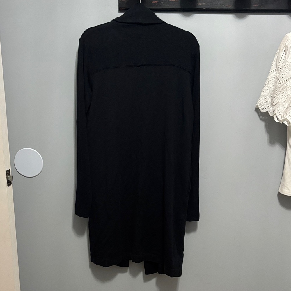 Athleta open long cardigan women’s medium black - Picture 7 of 7